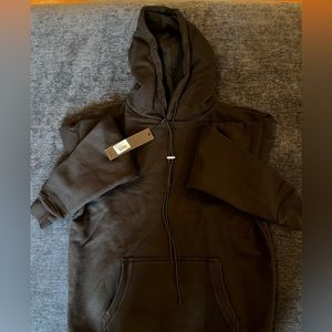 Zanerobe hoodie. Lowgo hood sweat Smokey black